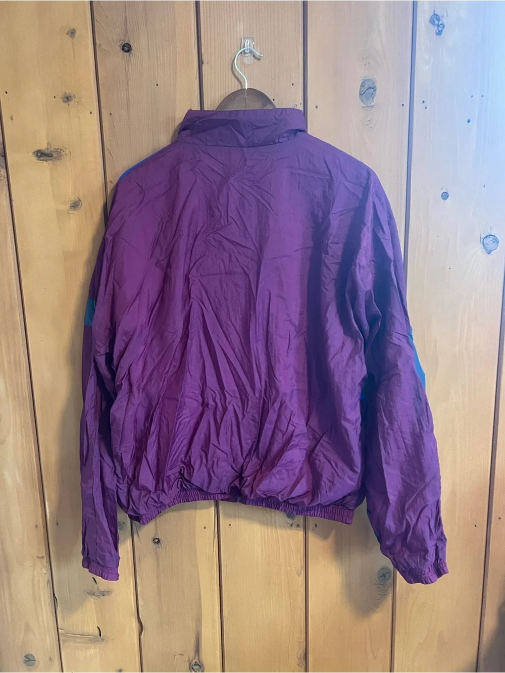 90’s Avait Sportif Color-Block Windbreaker & Pants! XL - Plum, Blue, Charcoal